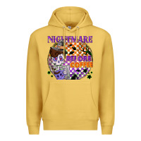 Antique Gold Nightmare before the coffee halloween Premium Hoodie - NancyCooperArtShop
