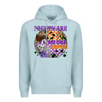 Blue Mist Nightmare before the coffee halloween Premium Hoodie - NancyCooperArtShop