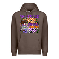 Coffee Nightmare before the coffee halloween Premium Hoodie - NancyCooperArtShop