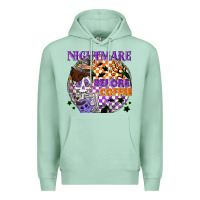 Seafoam Nightmare before the coffee halloween Premium Hoodie - NancyCooperArtShop