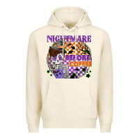 Tofu Nightmare before the coffee halloween Premium Hoodie - NancyCooperArtShop