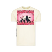 Vintage Arctic Panda With Sakura Blooms Vintage Tee - LillyAllenDesigns