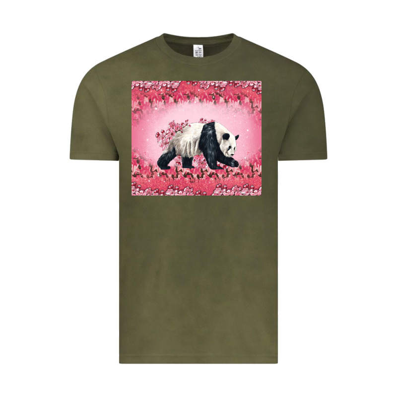 Panda With Sakura Blooms Vintage Tee by LillyAllenDesigns | Teevron