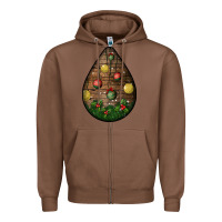 Chestnut christmas  teardrop Zipper Hoodie - BundleAndBundleShop