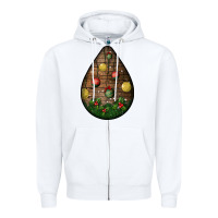 White christmas  teardrop Zipper Hoodie - BundleAndBundleShop