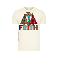 Vintage Arctic cross and christmas trees Vintage Tee - AdoDesignShop