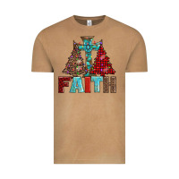 Vintage Camel cross and christmas trees Vintage Tee - AdoDesignShop