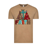 Vintage Coffee cross and christmas trees Vintage Tee - AdoDesignShop