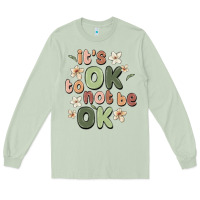 Matcha it's ok to not be ok Long Sleeve Tee - MaliasSmallBusiness