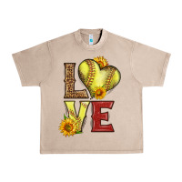 French Oak western love softball Urban Heavy Tee - LillyAllenDesigns