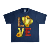 Navy western love softball Urban Heavy Tee - LillyAllenDesigns
