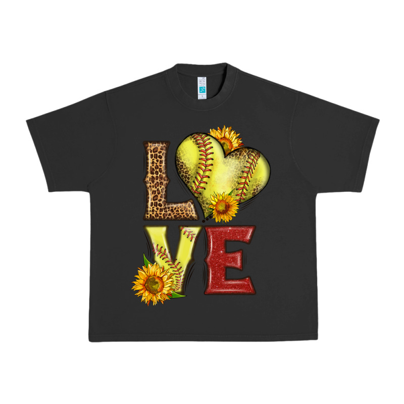 Western Love Softball Urban Heavy Tee by LillyAllenDesigns | Teevron