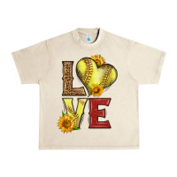 Sandshell western love softball Urban Heavy Tee - LillyAllenDesigns
