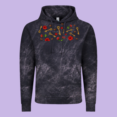 Rosses And Keys Vintage Hoodie Designed By Adodesignshop