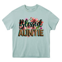 Arona flowers blessed auntie Heavy Core Tee - Zillion Design Studio