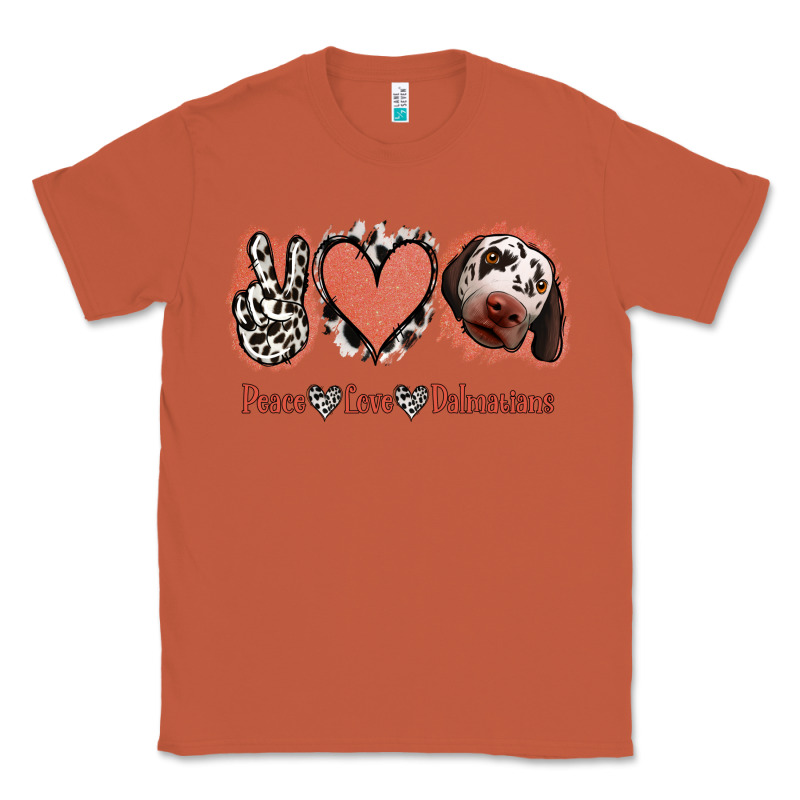 Peace Love Dalmatians Classic Tee by Jasminsmagicworld | Teevron