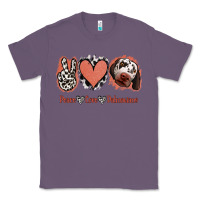 Lavender Peace Love Dalmatians Classic Tee - Jasminsmagicworld