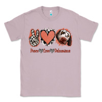 Lilac Peace Love Dalmatians Classic Tee - Jasminsmagicworld