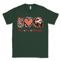 Sports Green Peace Love Dalmatians Classic Tee - Jasminsmagicworld