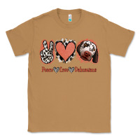 Toasted Coconut Peace Love Dalmatians Classic Tee - Jasminsmagicworld