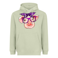 Matcha pig with bandana Heavyweight Hoodie - RanaPortraitStore