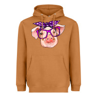 Meerkat pig with bandana Heavyweight Hoodie - RanaPortraitStore