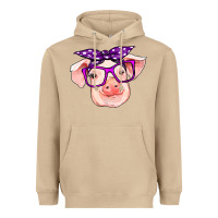 Mushroom pig with bandana Heavyweight Hoodie - RanaPortraitStore