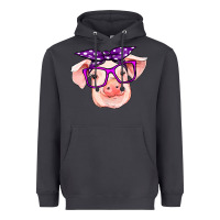 Smoke pig with bandana Heavyweight Hoodie - RanaPortraitStore