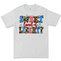 Dove Grey sweet land of liberty Premium Tee - AdoDesignShop