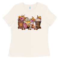 Bone leopard rose glitter flowers coffee cups Ladies Tee - Zillion Design Studio