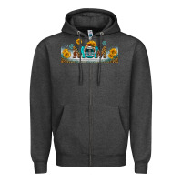 Charcoal Heather american football mom libbey glass Zipper Hoodie - BundleAndBundleShop