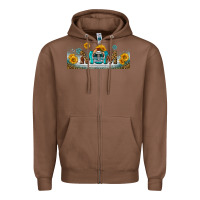 Chestnut american football mom libbey glass Zipper Hoodie - BundleAndBundleShop