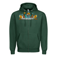Sports Green american football mom libbey glass Zipper Hoodie - BundleAndBundleShop