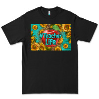 Black teacher life skinny metal can holder Premium Tee - HRA Design Shop