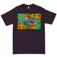 Plum teacher life skinny metal can holder Premium Tee - HRA Design Shop