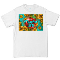 White teacher life skinny metal can holder Premium Tee - HRA Design Shop