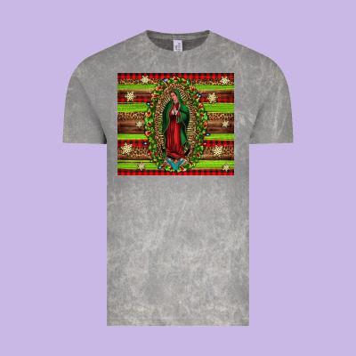 Our Lady Of Guadalupe Christmas Vintage Tee Designed By Jasminsmagicworld