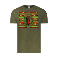 Vintage Olive our lady of Guadalupe Christmas Vintage Tee - Jasminsmagicworld