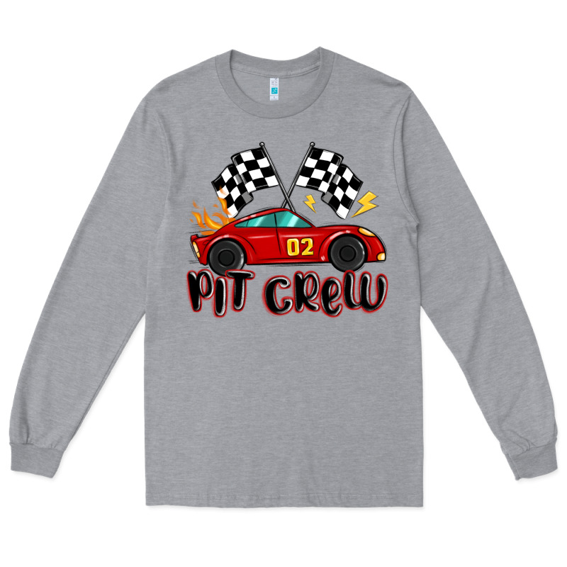 Pit Crew Boys Birthday Race Car Long Sleeve Tee by MaliasSmallBusiness | Teevron