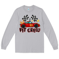 Moon Dust pit crew boys birthday race car Long Sleeve Tee - MaliasSmallBusiness