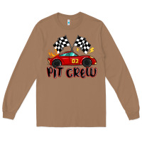 Toasted Coconut pit crew boys birthday race car Long Sleeve Tee - MaliasSmallBusiness
