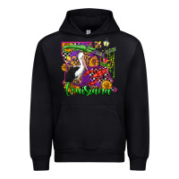 Black louisiana Urban Hoodie - OliviaCreatesArt