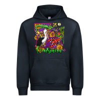 Navy louisiana Urban Hoodie - OliviaCreatesArt