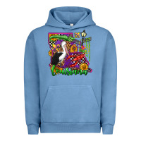 Pigment Pebble Blue louisiana Urban Hoodie - OliviaCreatesArt