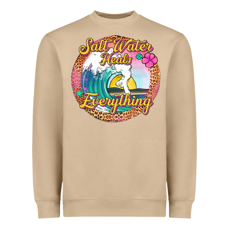 Salt Water Heals Everything Heavyweight Sweatshirt by Jasminsmagicworld | Teevron