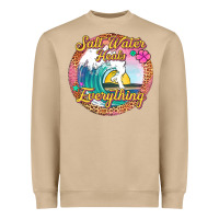 Mushroom salt water heals everything Heavyweight Sweatshirt - Jasminsmagicworld