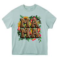 Arona floral leopard mama Heavy Core Tee - Zillion Design Studio