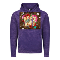 Cloud Purple playing cards and pearls Vintage Hoodie - AdoDesignShop