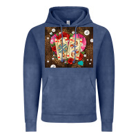 Vintage Denim playing cards and pearls Vintage Hoodie - AdoDesignShop