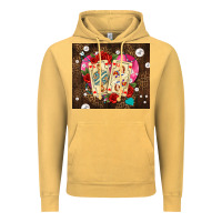 Vintage Mustard playing cards and pearls Vintage Hoodie - AdoDesignShop